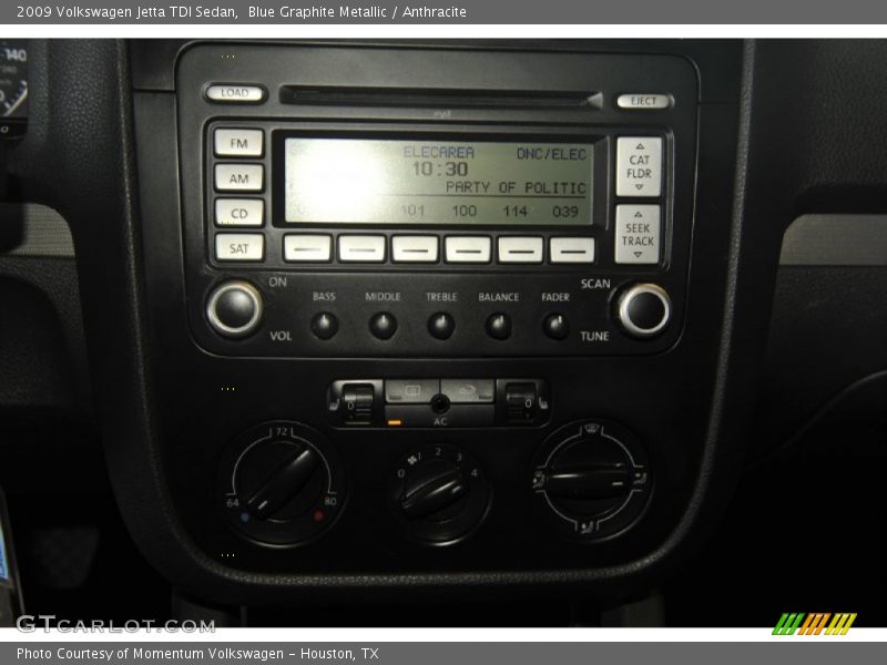 Blue Graphite Metallic / Anthracite 2009 Volkswagen Jetta TDI Sedan