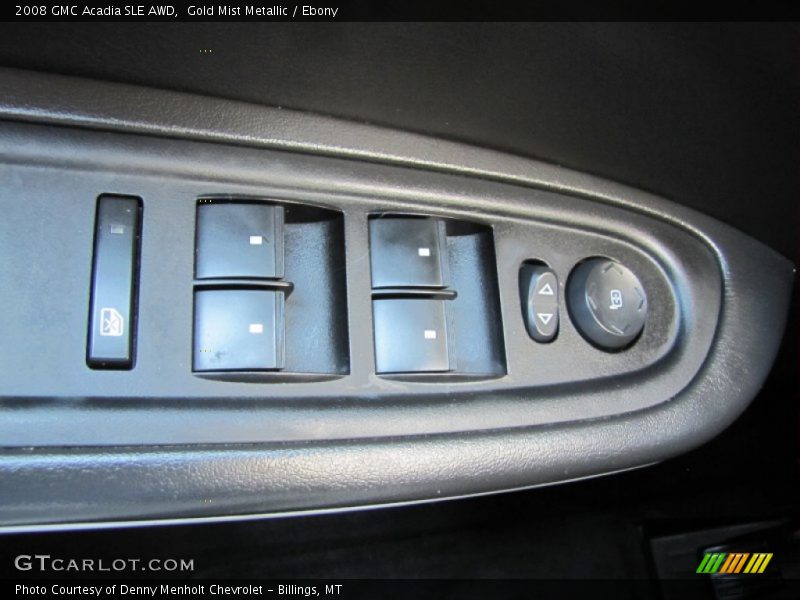 Gold Mist Metallic / Ebony 2008 GMC Acadia SLE AWD
