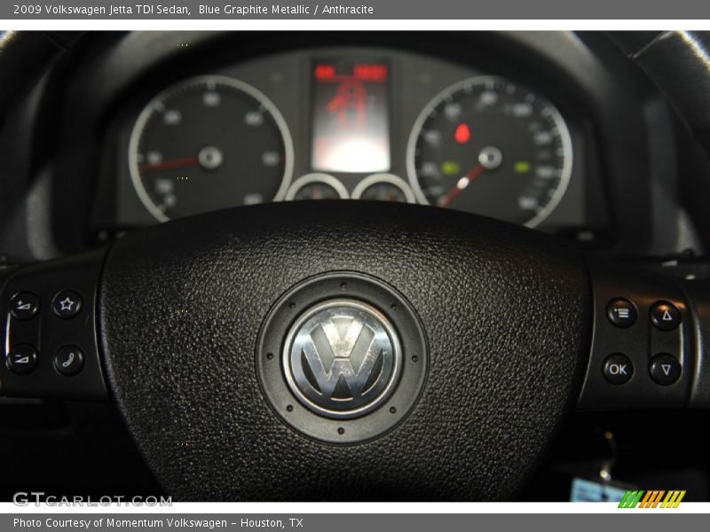 Blue Graphite Metallic / Anthracite 2009 Volkswagen Jetta TDI Sedan