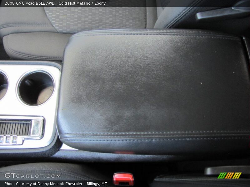 Gold Mist Metallic / Ebony 2008 GMC Acadia SLE AWD
