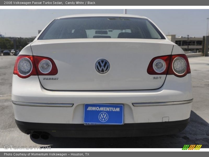 Candy White / Black 2008 Volkswagen Passat Turbo Sedan