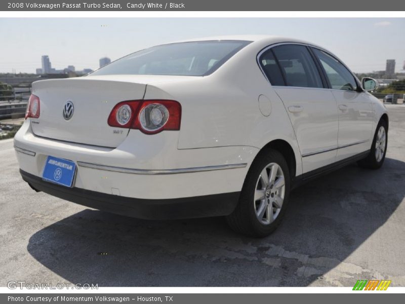 Candy White / Black 2008 Volkswagen Passat Turbo Sedan