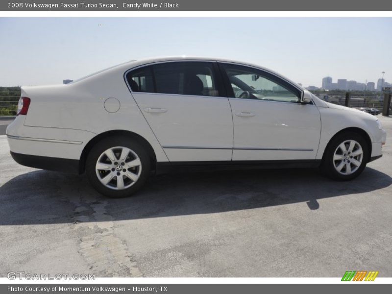 Candy White / Black 2008 Volkswagen Passat Turbo Sedan