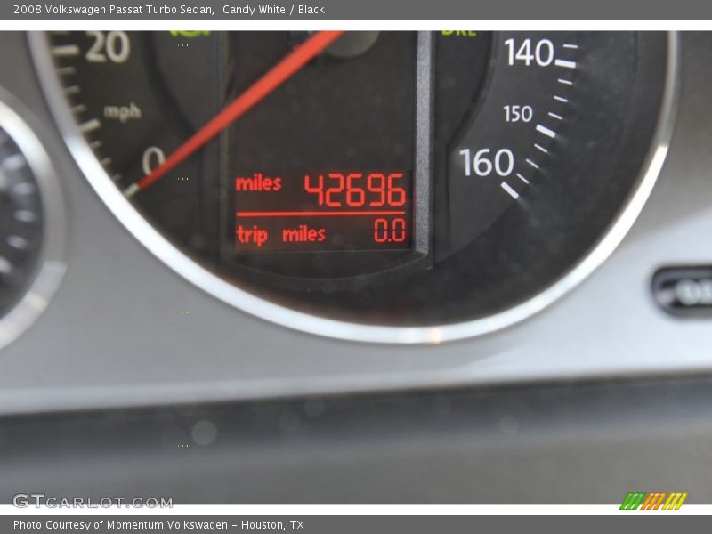 Candy White / Black 2008 Volkswagen Passat Turbo Sedan