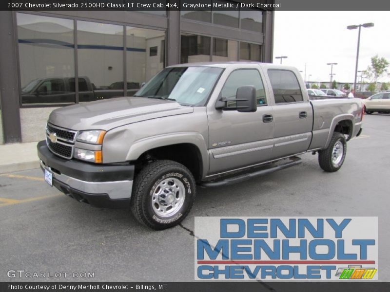 Graystone Metallic / Dark Charcoal 2007 Chevrolet Silverado 2500HD Classic LT Crew Cab 4x4