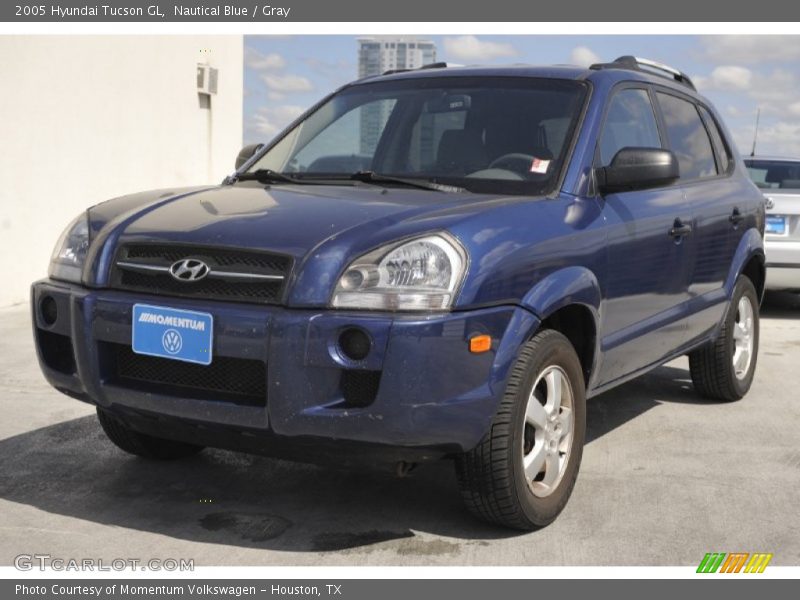Nautical Blue / Gray 2005 Hyundai Tucson GL