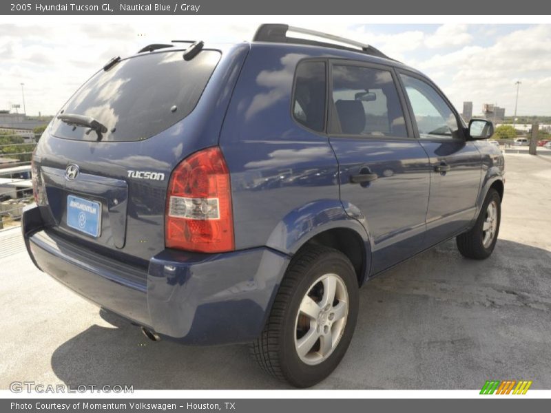 Nautical Blue / Gray 2005 Hyundai Tucson GL