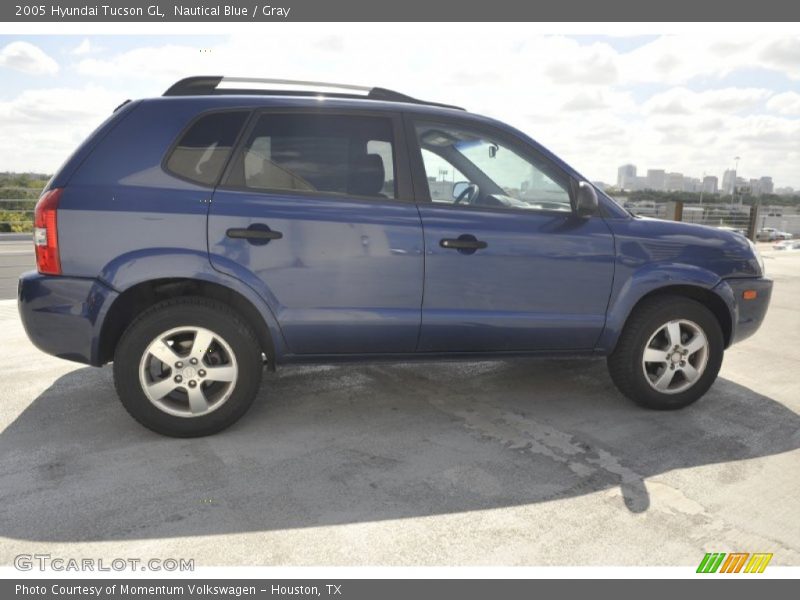 Nautical Blue / Gray 2005 Hyundai Tucson GL