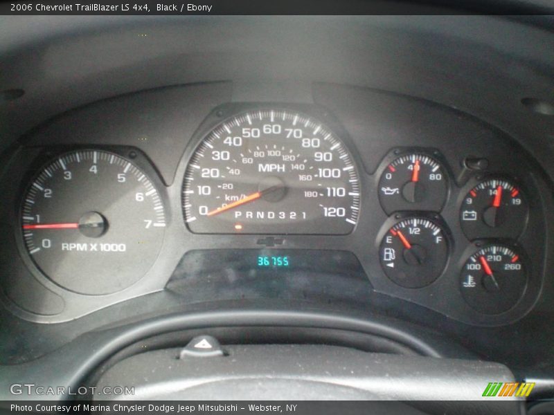 Black / Ebony 2006 Chevrolet TrailBlazer LS 4x4