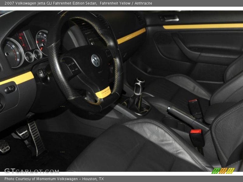  2007 Jetta GLI Fahrenheit Edition Sedan Anthracite Interior