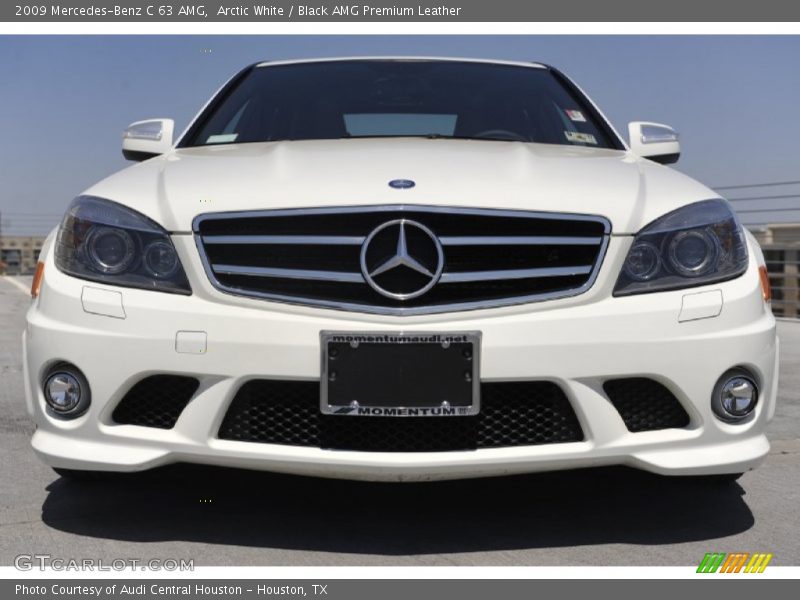 Arctic White / Black AMG Premium Leather 2009 Mercedes-Benz C 63 AMG