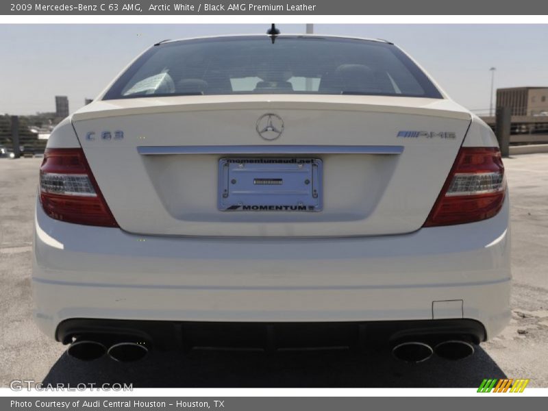 Arctic White / Black AMG Premium Leather 2009 Mercedes-Benz C 63 AMG