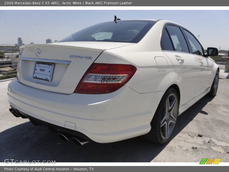 Arctic White / Black AMG Premium Leather 2009 Mercedes-Benz C 63 AMG
