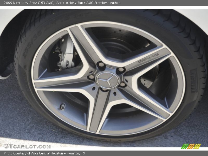 Arctic White / Black AMG Premium Leather 2009 Mercedes-Benz C 63 AMG