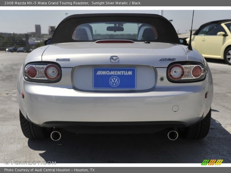 Sunlight Silver Metallic / Black 2008 Mazda MX-5 Miata Grand Touring Roadster