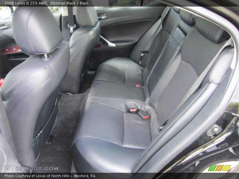 Obsidian Black / Black 2008 Lexus IS 250 AWD