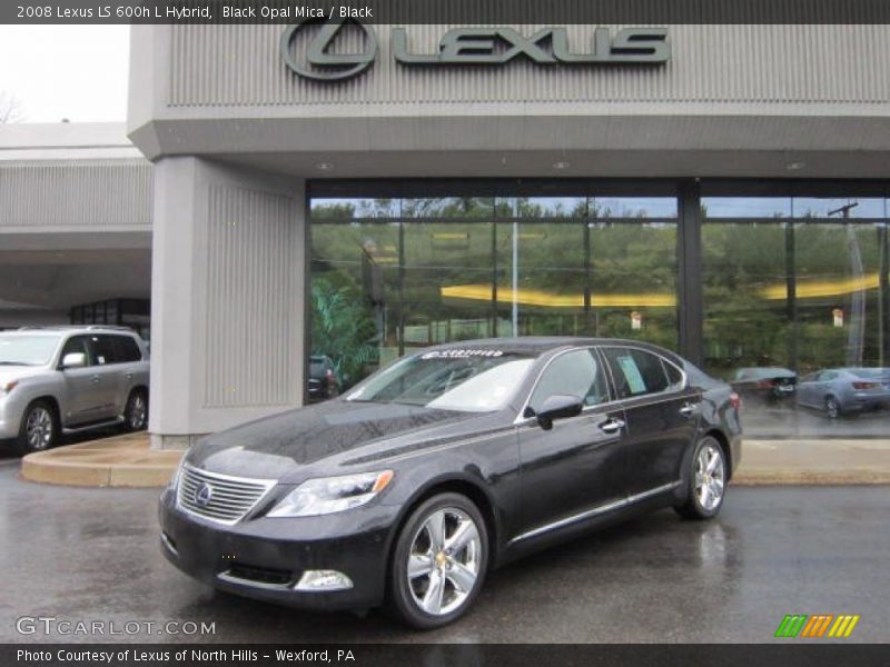 Black Opal Mica / Black 2008 Lexus LS 600h L Hybrid