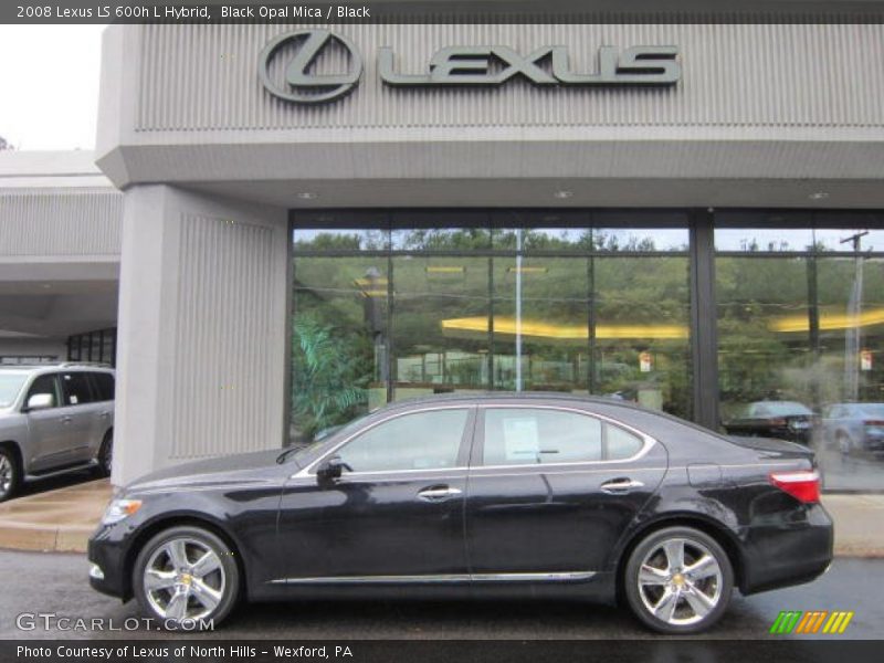 Black Opal Mica / Black 2008 Lexus LS 600h L Hybrid