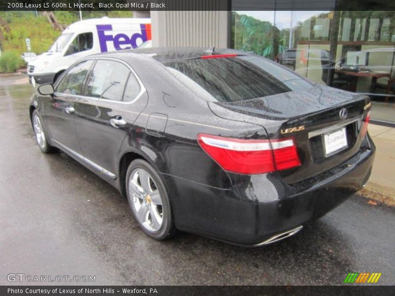 Black Opal Mica / Black 2008 Lexus LS 600h L Hybrid