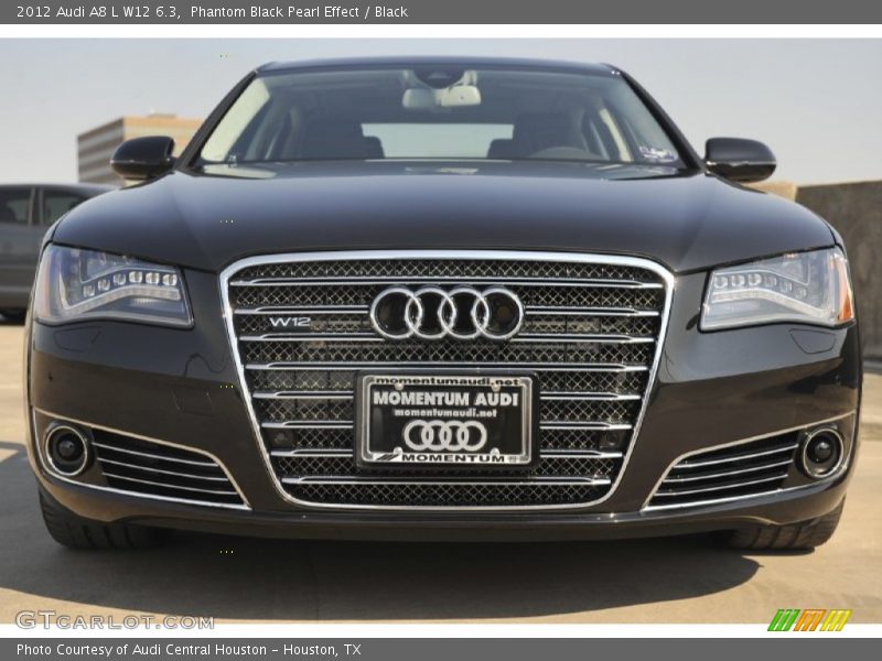 Phantom Black Pearl Effect / Black 2012 Audi A8 L W12 6.3