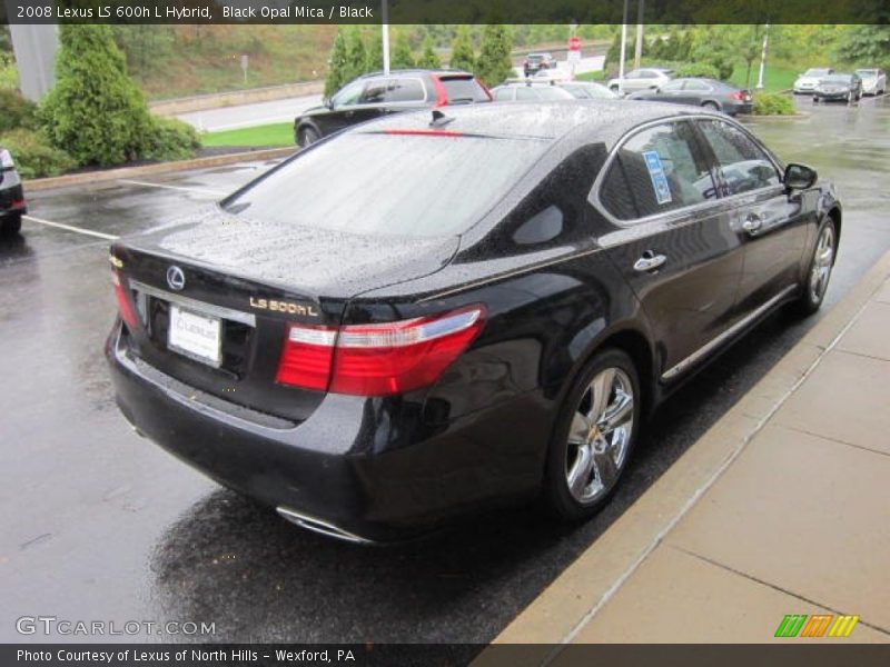 Black Opal Mica / Black 2008 Lexus LS 600h L Hybrid
