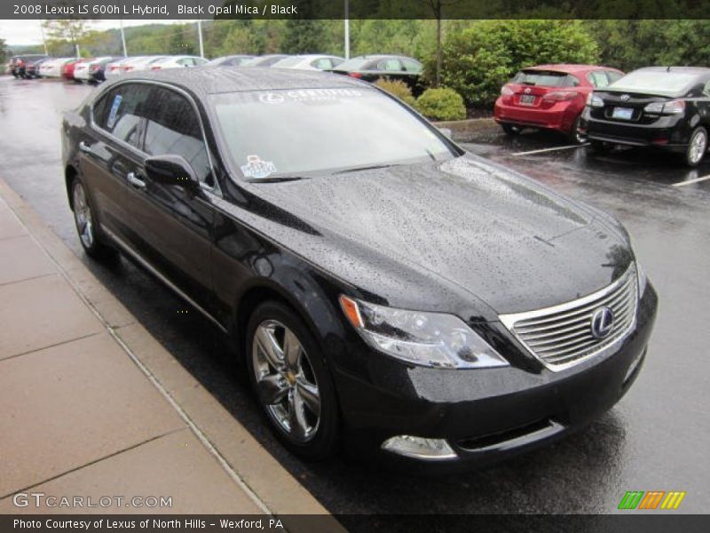 Black Opal Mica / Black 2008 Lexus LS 600h L Hybrid