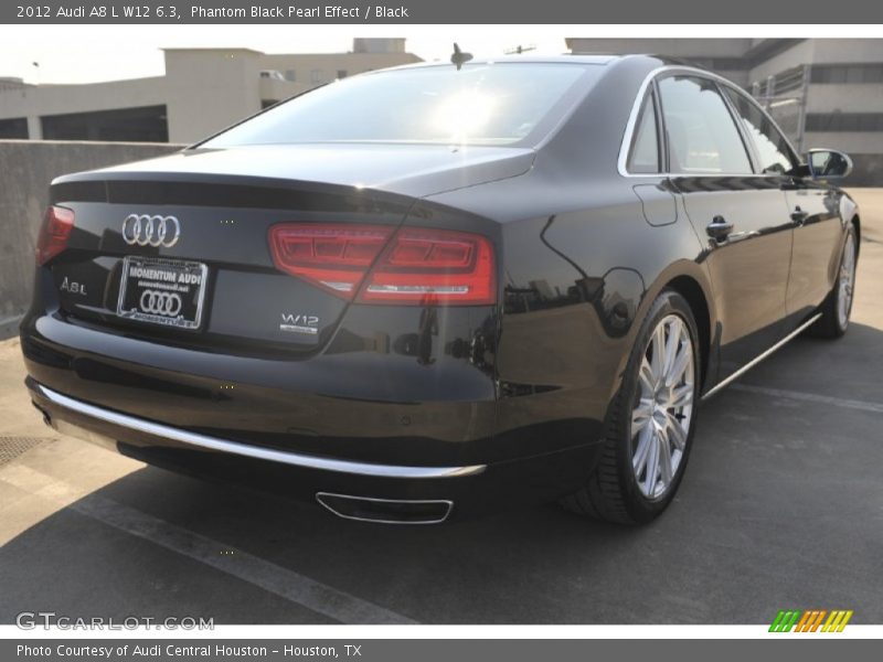 Phantom Black Pearl Effect / Black 2012 Audi A8 L W12 6.3