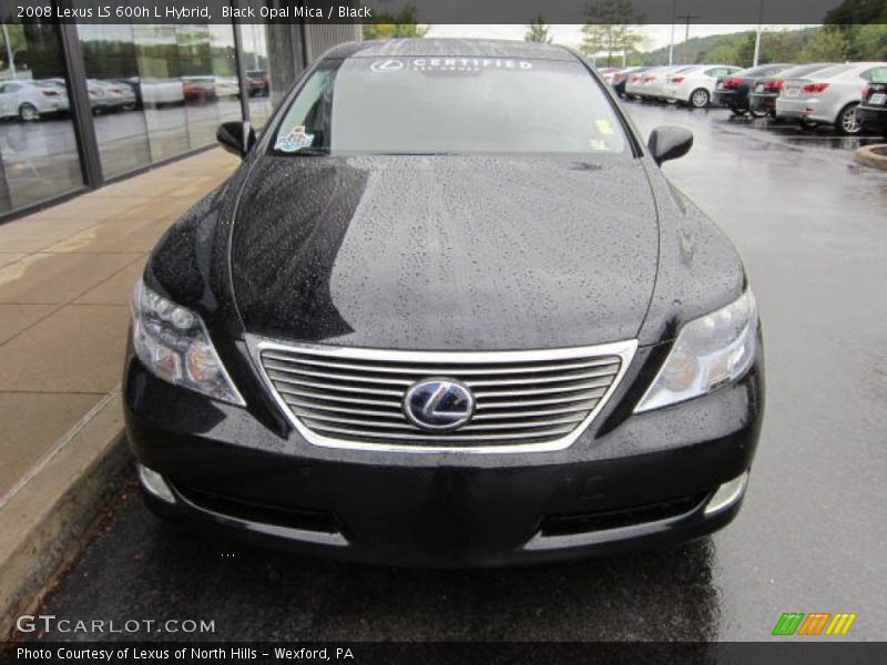 Black Opal Mica / Black 2008 Lexus LS 600h L Hybrid