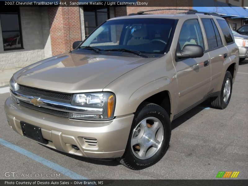 Sandstone Metallic / Light Cashmere/Ebony 2007 Chevrolet TrailBlazer LS 4x4