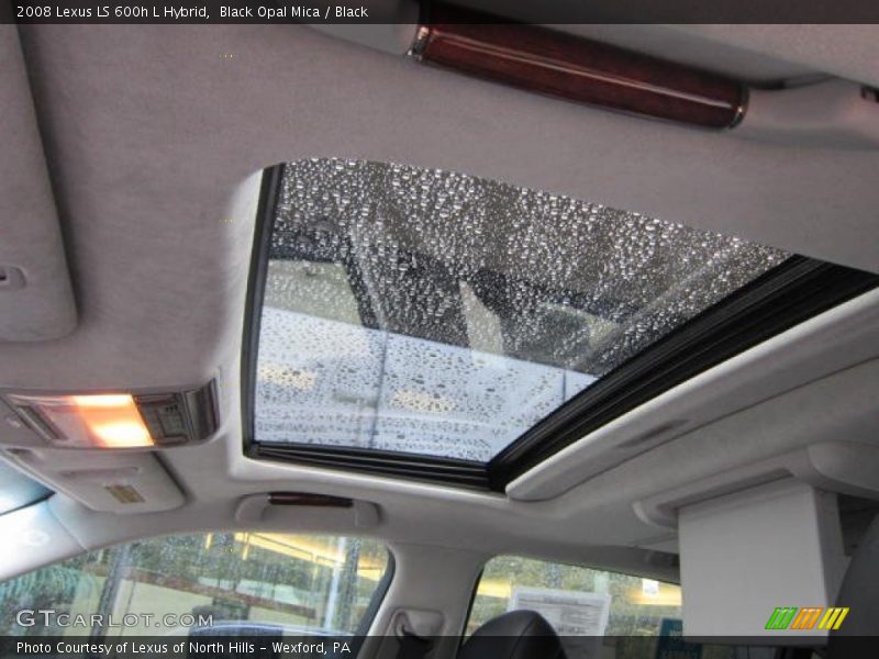 Black Opal Mica / Black 2008 Lexus LS 600h L Hybrid