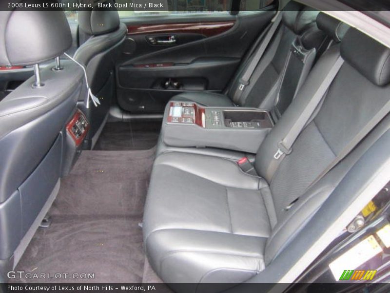 Black Opal Mica / Black 2008 Lexus LS 600h L Hybrid