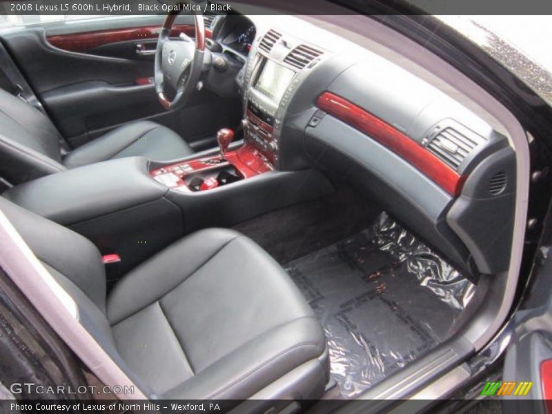 Black Opal Mica / Black 2008 Lexus LS 600h L Hybrid