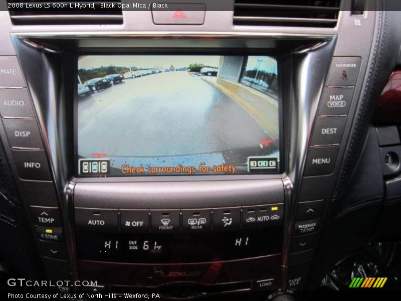 Black Opal Mica / Black 2008 Lexus LS 600h L Hybrid