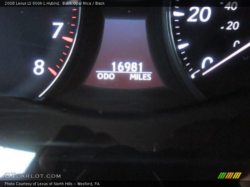 Black Opal Mica / Black 2008 Lexus LS 600h L Hybrid