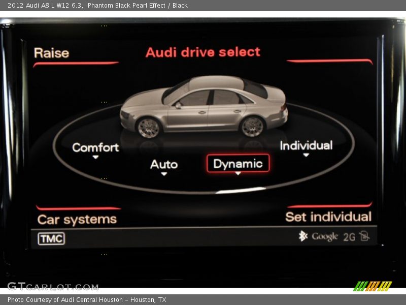 Phantom Black Pearl Effect / Black 2012 Audi A8 L W12 6.3