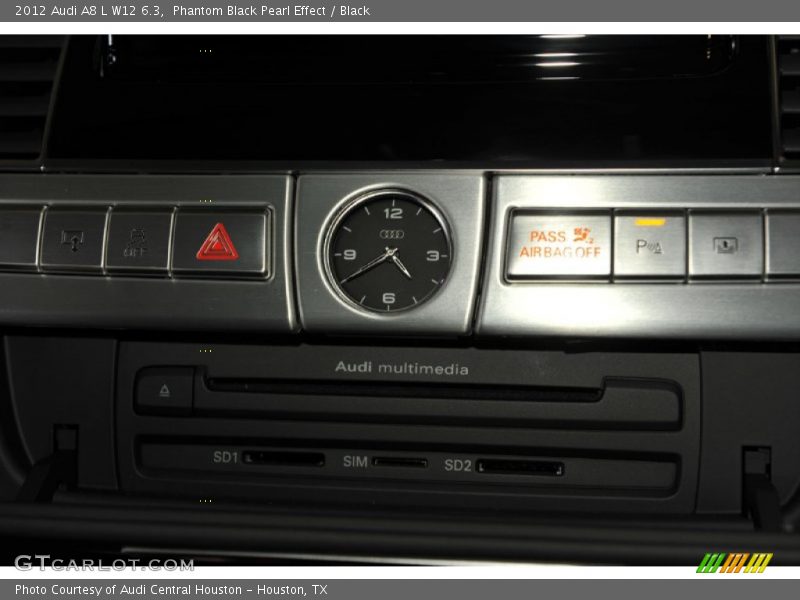 Controls of 2012 A8 L W12 6.3