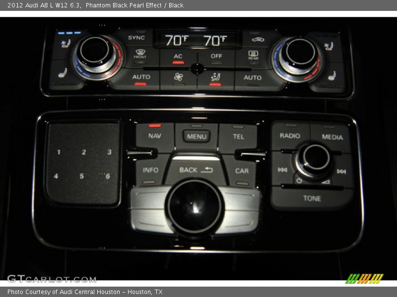Controls of 2012 A8 L W12 6.3