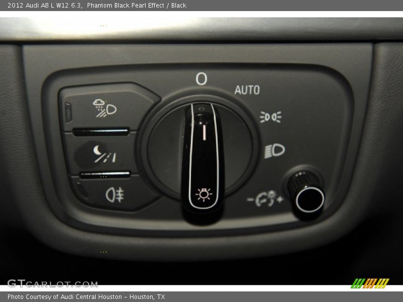Controls of 2012 A8 L W12 6.3