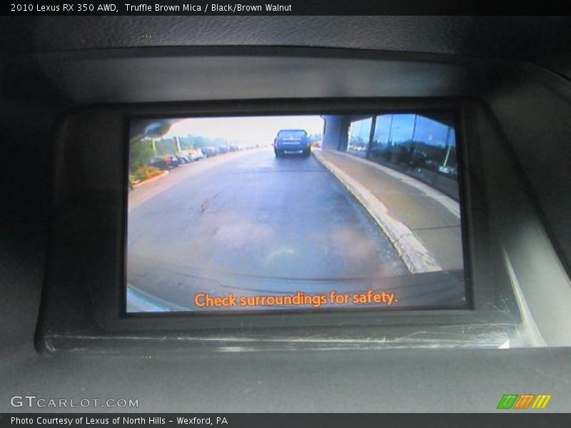 Truffle Brown Mica / Black/Brown Walnut 2010 Lexus RX 350 AWD