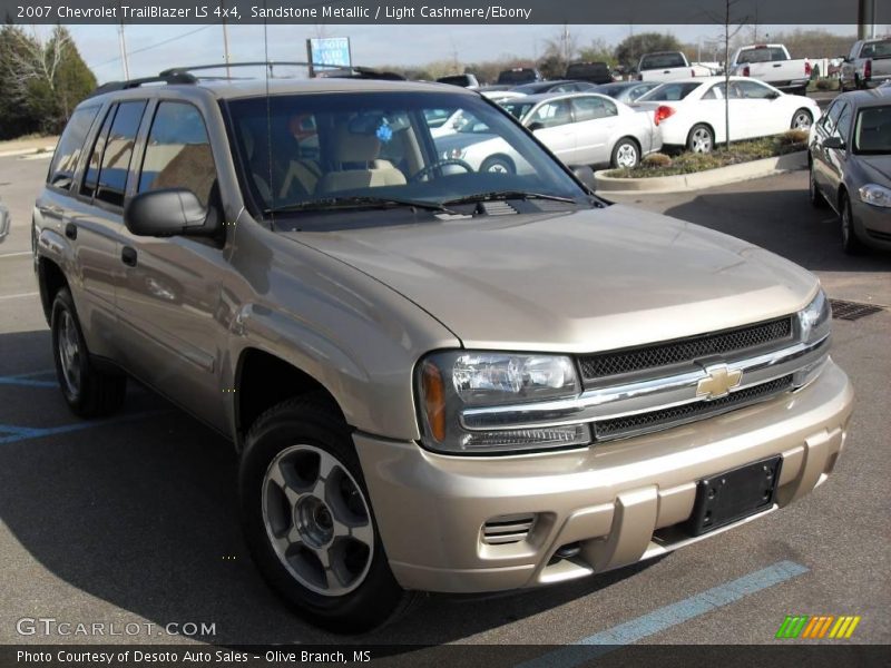 Sandstone Metallic / Light Cashmere/Ebony 2007 Chevrolet TrailBlazer LS 4x4