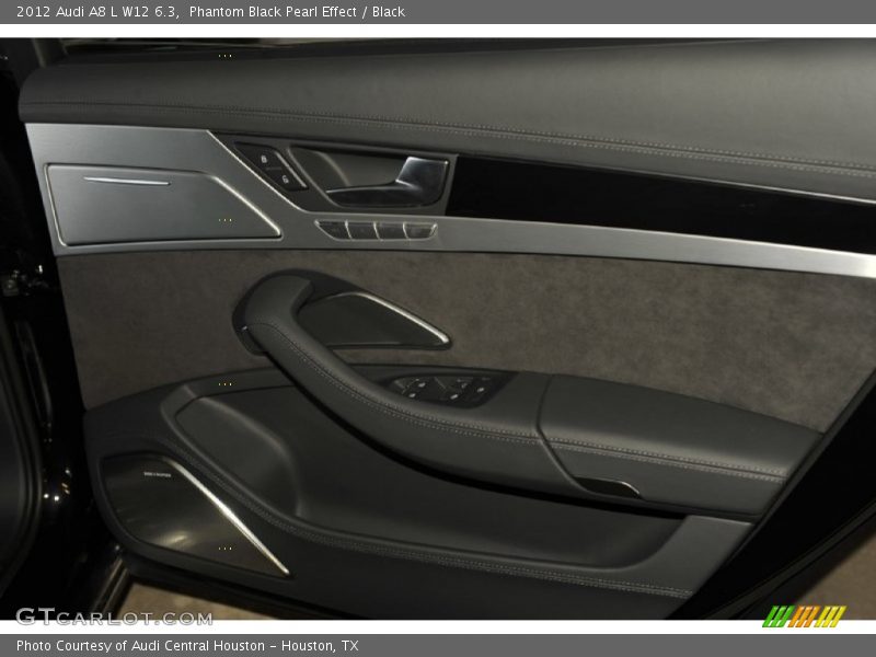 Phantom Black Pearl Effect / Black 2012 Audi A8 L W12 6.3