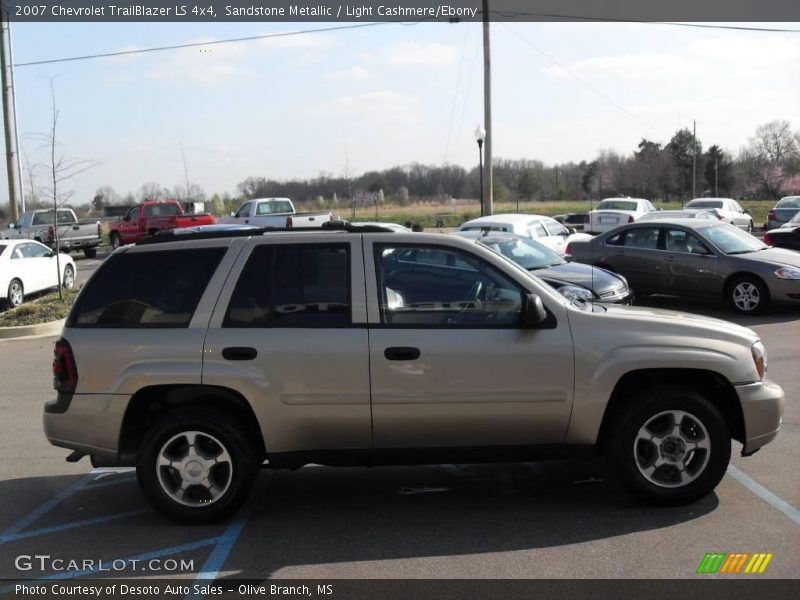 Sandstone Metallic / Light Cashmere/Ebony 2007 Chevrolet TrailBlazer LS 4x4