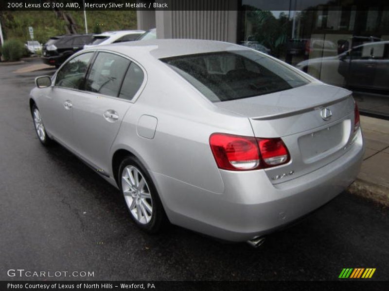 Mercury Silver Metallic / Black 2006 Lexus GS 300 AWD