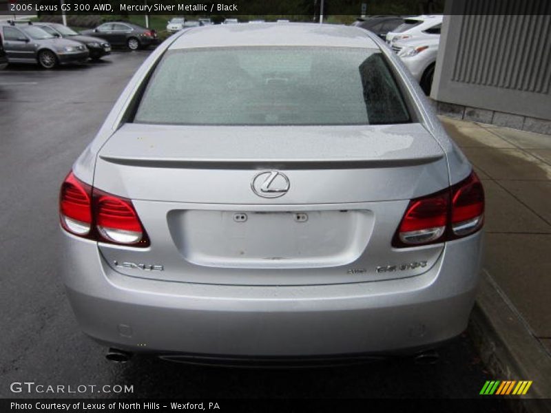 Mercury Silver Metallic / Black 2006 Lexus GS 300 AWD