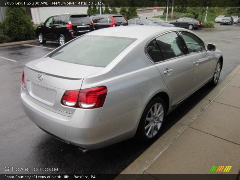 Mercury Silver Metallic / Black 2006 Lexus GS 300 AWD