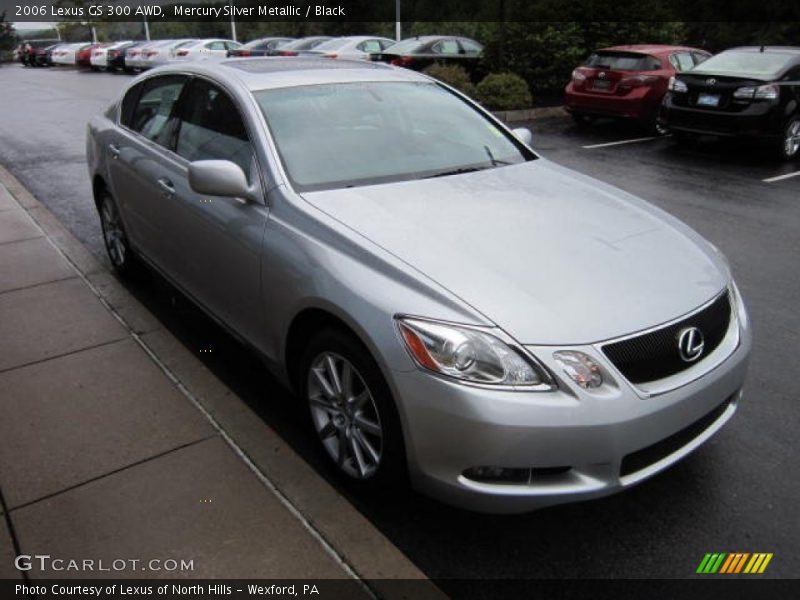 Mercury Silver Metallic / Black 2006 Lexus GS 300 AWD