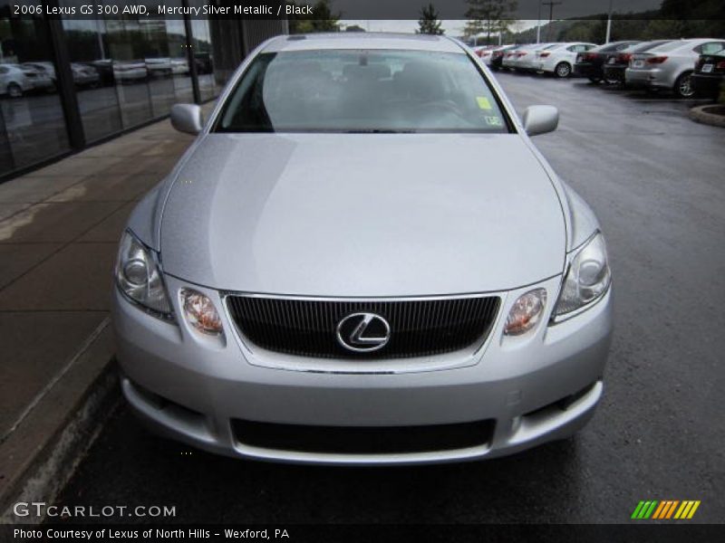 Mercury Silver Metallic / Black 2006 Lexus GS 300 AWD