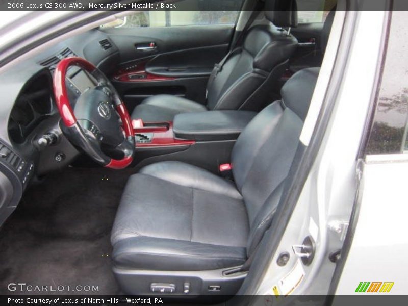 Mercury Silver Metallic / Black 2006 Lexus GS 300 AWD