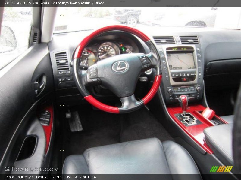 Mercury Silver Metallic / Black 2006 Lexus GS 300 AWD