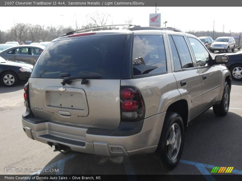 Sandstone Metallic / Light Cashmere/Ebony 2007 Chevrolet TrailBlazer LS 4x4